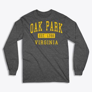 Oak Park Virginia Classic Established Classic Long Sleeve T-Shirt