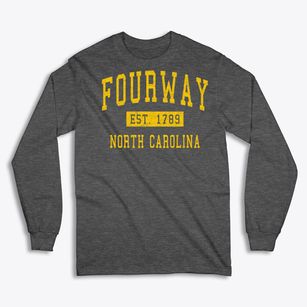 Fourway North Carolina Classic Established Classic Long Sleeve T-Shirt