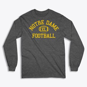 Notre Dame Parish Classic Football Classic Long Sleeve T-Shirt