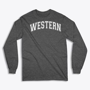 Western State Hospital School Varsity Arch Classic Long Sleeve T-Shirt
