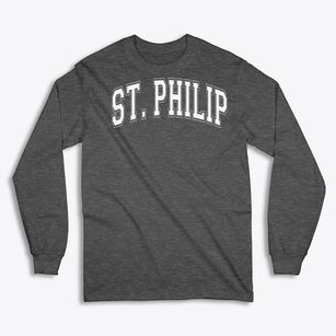 St. Philip Benizi Catholic Church Varsity Arch Classic Long Sleeve T-Shirt
