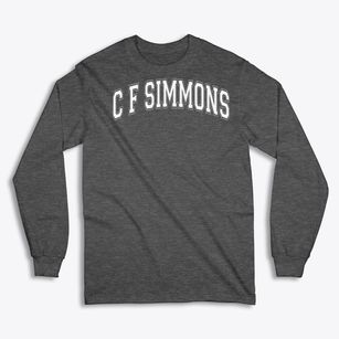 C F Simmons Middle School Varsity Arch Classic Long Sleeve T-Shirt