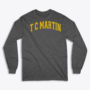 T C Martin Elementary School Varsity Arch Classic Long Sleeve T-Shirt
