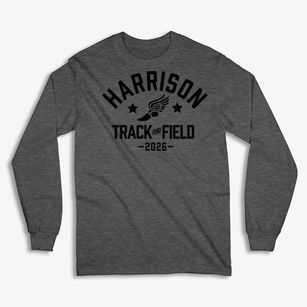 William Henry Harrison High School Track and Field Classic Long Sleeve T-Shirt