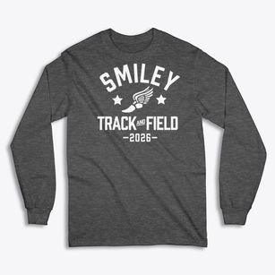Smiley Middle School Track and Field Classic Long Sleeve T-Shirt