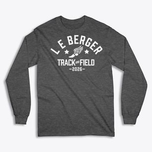 L E Berger Elementary School Track and Field Classic Long Sleeve T-Shirt