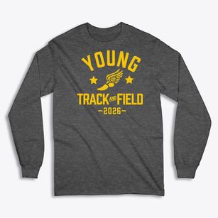 Young Elementary School Track and Field Classic Long Sleeve T-Shirt