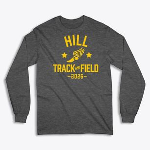 Hill Elementary School Track and Field Classic Long Sleeve T-Shirt