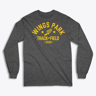 Wings Park Elementary School Track and Field Classic Long Sleeve T-Shirt