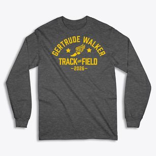 Gertrude Walker Elementary School Track and Field Classic Long Sleeve T-Shirt