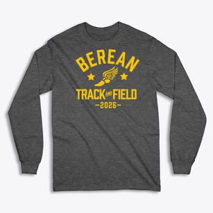 Berean Christian School Track and Field Classic Long Sleeve T-Shirt