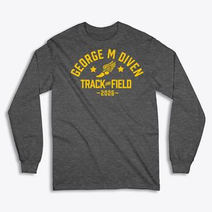 George M Diven Elementary School Track and Field Classic Long Sleeve T-Shirt