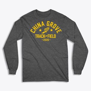 China Grove Elementary School Track and Field Classic Long Sleeve T-Shirt