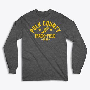 Polk County Middle School Track and Field Classic Long Sleeve T-Shirt