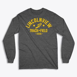 Lincolnview Langley School Track and Field Classic Long Sleeve T-Shirt