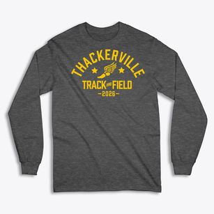 Thackerville Elementary School Track and Field Classic Long Sleeve T-Shirt