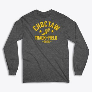 Choctaw High School Track and Field Classic Long Sleeve T-Shirt
