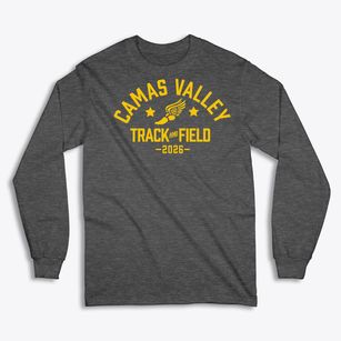 Camas Valley School Track and Field Classic Long Sleeve T-Shirt