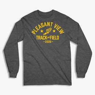 Pleasant View School Track and Field Classic Long Sleeve T-Shirt
