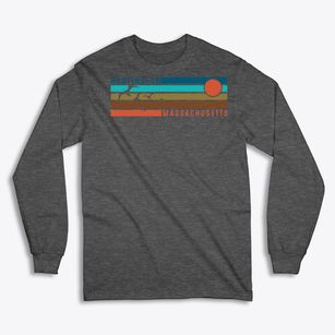 Huntington Massachusetts Blissful Sunset Classic Long Sleeve T-Shirt