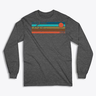 Rocky River Ohio Blissful Sunset Classic Long Sleeve T-Shirt