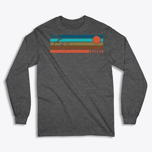 Bend Oregon Blissful Sunset Classic Long Sleeve T-Shirt