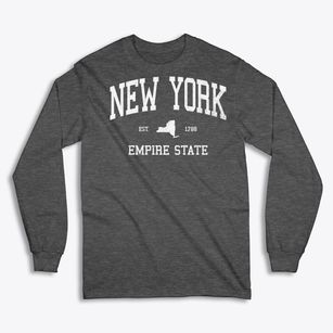  New York Slogan Classic Long Sleeve T-Shirt