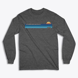 Champion Heights Ohio Water View Classic Long Sleeve T-Shirt