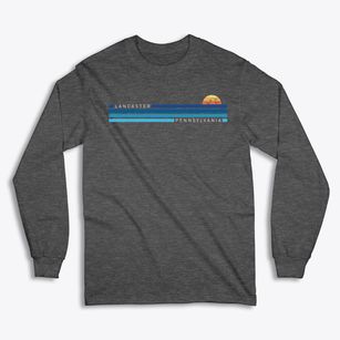 Lancaster Pennsylvania Water View Classic Long Sleeve T-Shirt