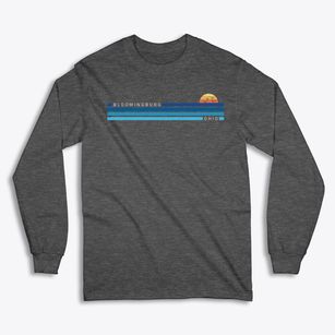Bloomingburg Ohio Water View Classic Long Sleeve T-Shirt