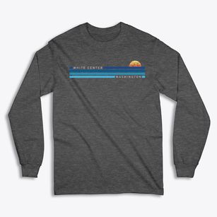 White Center Washington Water View Classic Long Sleeve T-Shirt