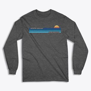 North Valley New Mexico Water View Classic Long Sleeve T-Shirt