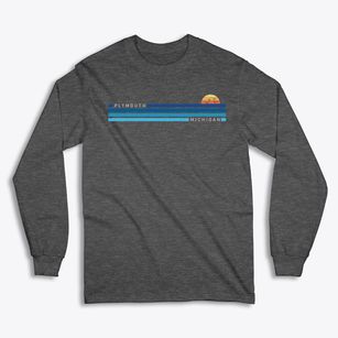Plymouth Michigan Water View Classic Long Sleeve T-Shirt