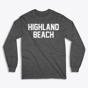 Highland Beach Florida Classic Block Classic Long Sleeve T-Shirt