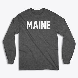 Maine Wisconsin Classic Block Classic Long Sleeve T-Shirt