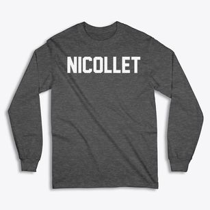 Nicollet Minnesota Classic Block Classic Long Sleeve T-Shirt