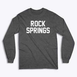Rock Springs Wyoming Classic Block Classic Long Sleeve T-Shirt