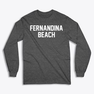 Fernandina Beach Florida Classic Block Classic Long Sleeve T-Shirt