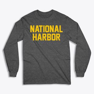 National Harbor Maryland Classic Block Classic Long Sleeve T-Shirt