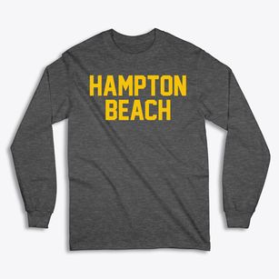 Hampton Beach New Hampshire Classic Block Classic Long Sleeve T-Shirt