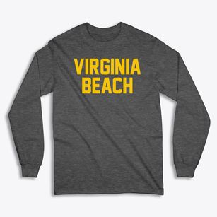 Virginia Beach Virginia Classic Block Classic Long Sleeve T-Shirt