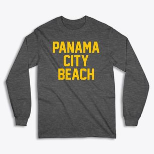 Panama City Beach Florida Classic Block Classic Long Sleeve T-Shirt