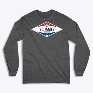 St. James Minnesota Diamond Star Classic Long Sleeve T-Shirt