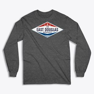 East Douglas Massachusetts Diamond Star Classic Long Sleeve T-Shirt