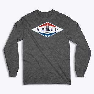 Mcminnville Oregon Diamond Star Classic Long Sleeve T-Shirt