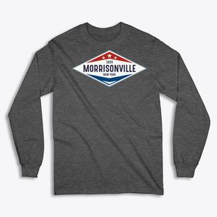 Morrisonville New York Diamond Star Classic Long Sleeve T-Shirt