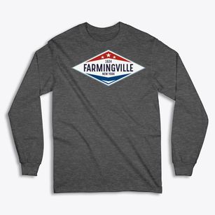 Farmingville New York Diamond Star Classic Long Sleeve T-Shirt