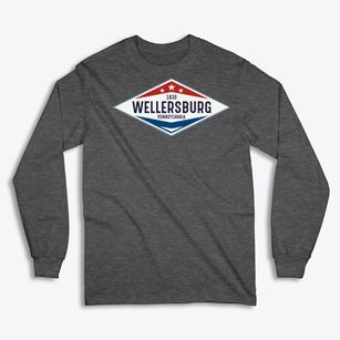 Wellersburg Pennsylvania Diamond Star Classic Long Sleeve T-Shirt