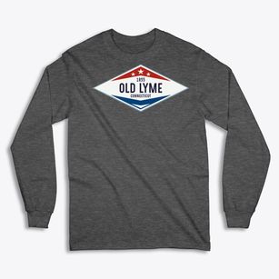 Old Lyme Connecticut Diamond Star Classic Long Sleeve T-Shirt