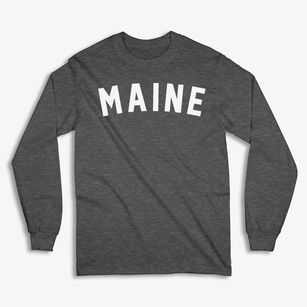 Maine Wisconsin Classic Curve Classic Long Sleeve T-Shirt